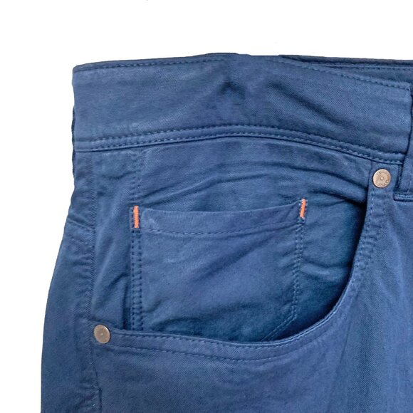 Tommy Bahama Maritime Blue Pima Cotton Blend Straight Leg‎ Chinos - Picture 4 of 11